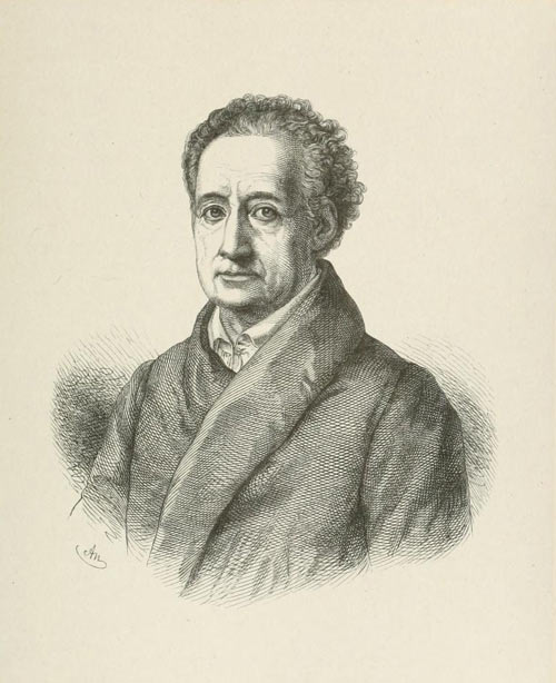133 Portrait: Goethe. - A. Neumann / J. G. Flegel