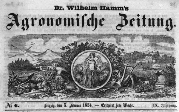 Agronomische Zeitung 1854