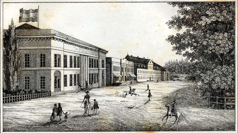 Bad Doberan. Herzoliches Palais um 1800
