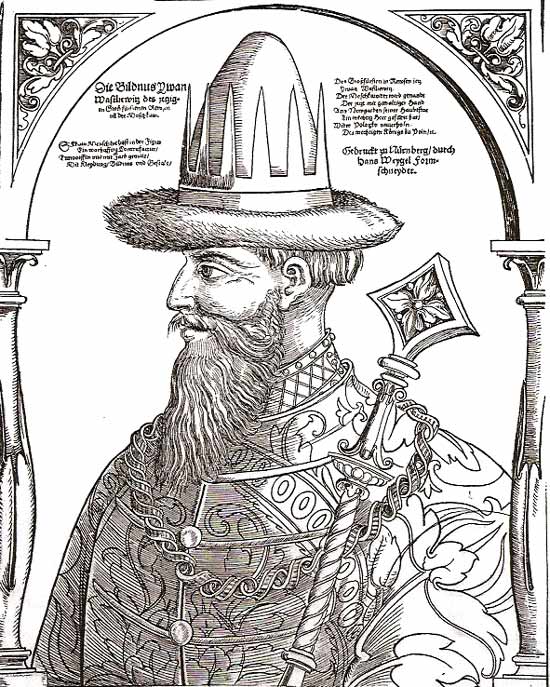 Zar Ivan der IV. von Russland gen. der Schreckliche 1530-1584