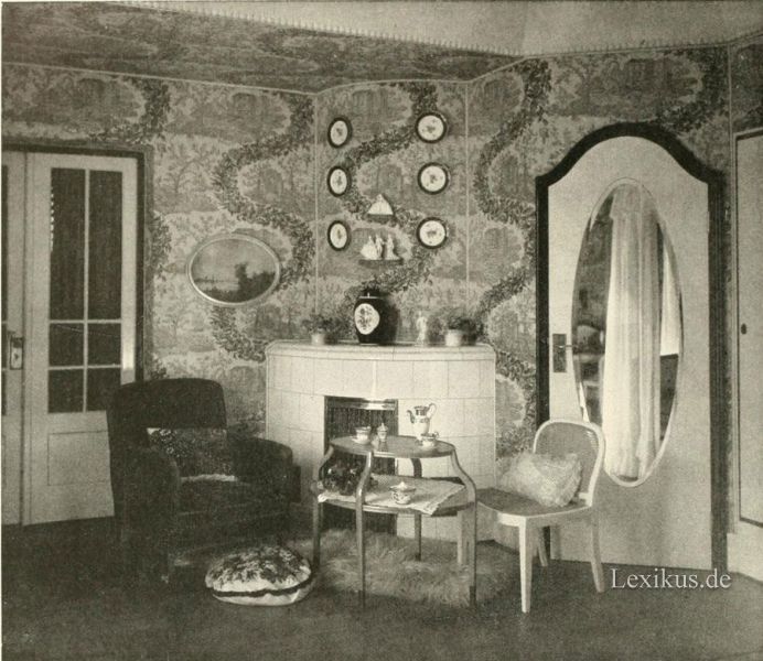 Damen-Schlafzimmer von Professor Emanuel von Seidl - Murnau | Lexikus