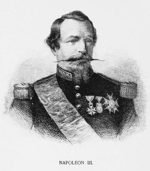 Napoleon III. (1808-1873) Kaiser der Franzosen.