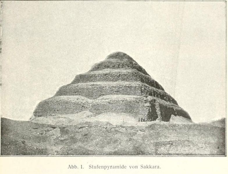 Abb. 1. Stufenpyramide von Sakkara.