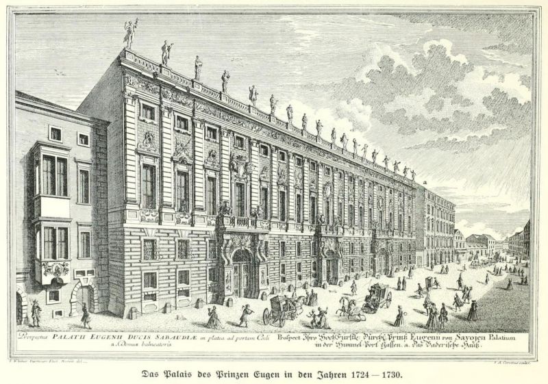 Altwiener-Bilderbuch 027 Das Palais des Prinzen Eugen in den Jahren 1724-1730