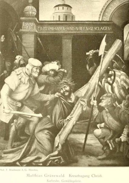 072 Matthias Grünewald. Kreuztragung Christi. Karlsruhe. Gemäldegalerie. 