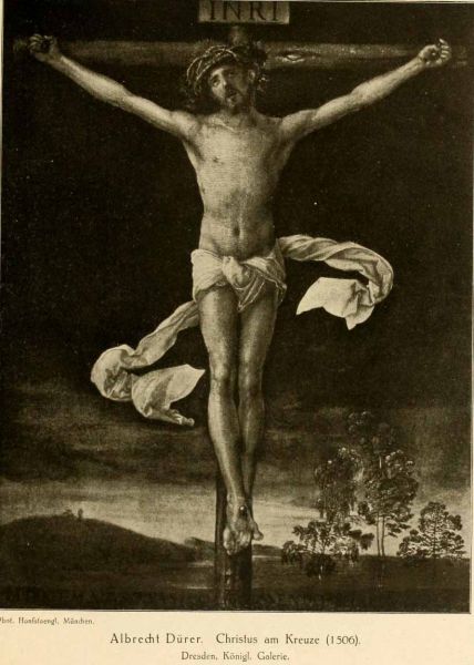 093 Albrecht Dürer. Christus am Kreuze (1506). Dresden. Königl. Galerie. 