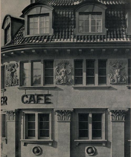 Basel – Das Singerhaus – Teil der Fassade – Arch. E. Eckenstein