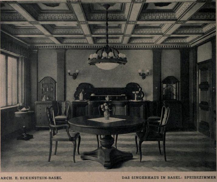 Basel – Das Singerhaus – Speisezimmer