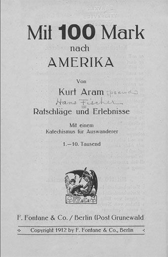 Original Titelblatt