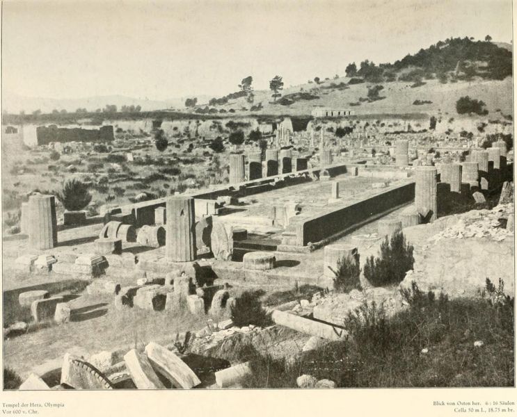 Abb. 01. Heraion, Ganzansicht, Olympia 