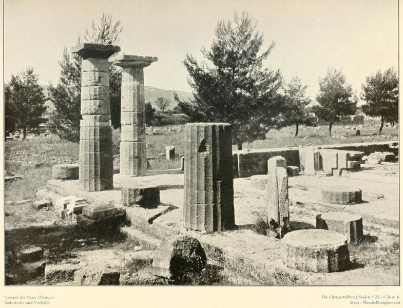 Abb. 02. Heraion, Ostfront, Olympia 