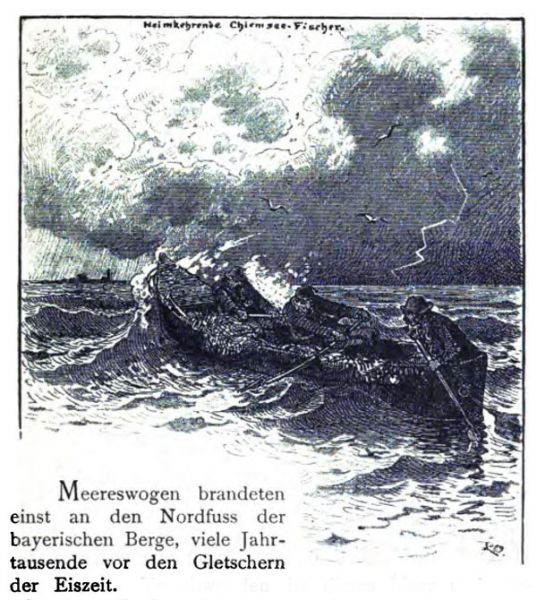 Heimkehrende Chiem-See-Fischer.