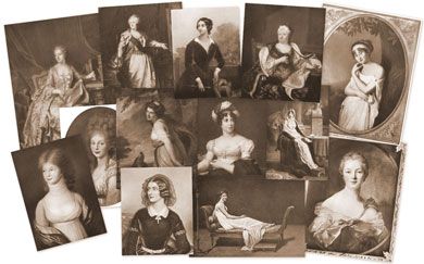 Collage berühmter Frauen