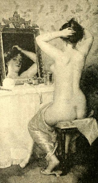 Toilette nach dem Bade