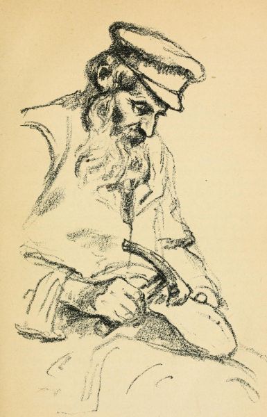 Ostjude bei der Arbeit