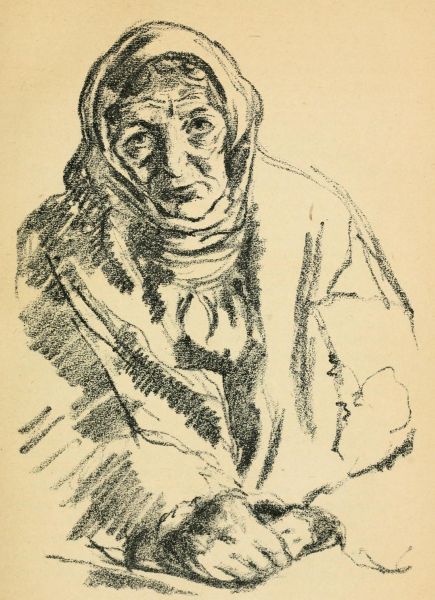 Greise Jüdin des Ostens
