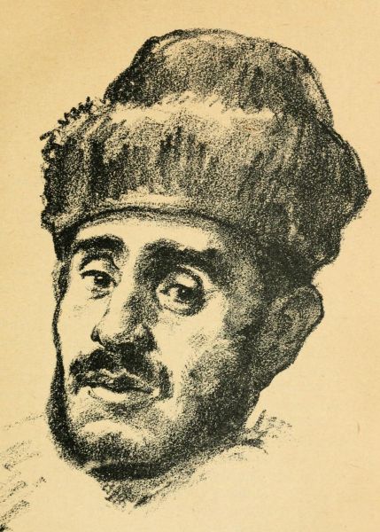 Bärtiger Jude mit Pelzmütze