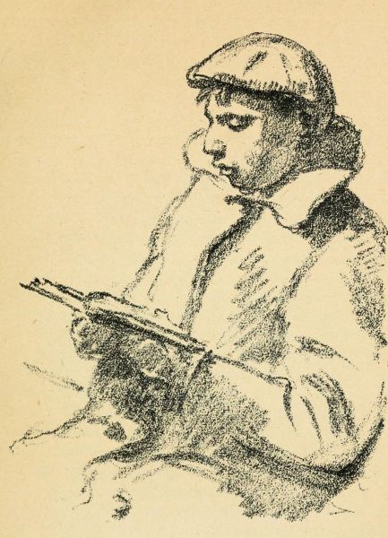 Lernender Judenjunge