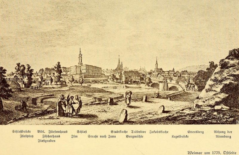 In Weimar lebten zur Zeit Goethes nur ganz wenig Juden