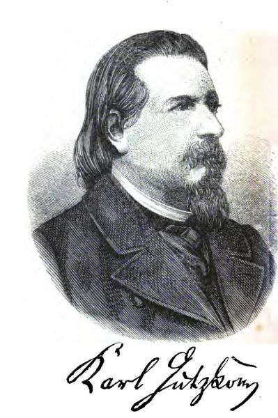 Karl Ferdinand Gutzkow (1811-1878), deutscher Schriftsteller, Dramatiker und Journalist