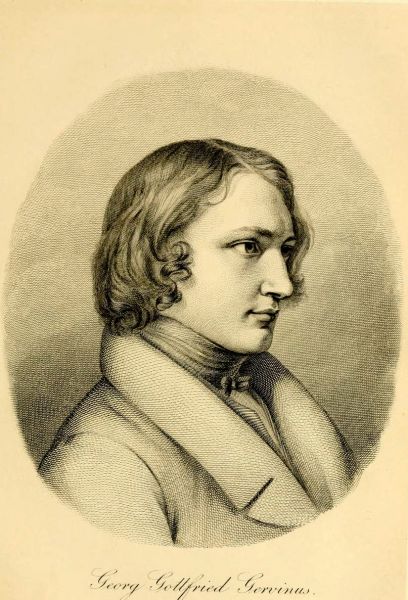 Gervinius Georg Gottfried (1805-1871), deutscher Historiker