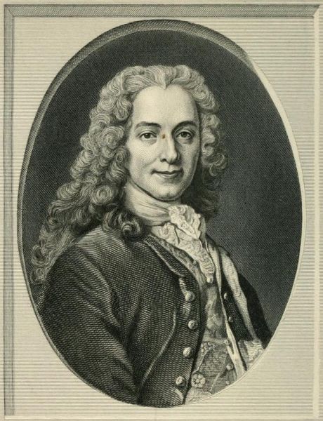 Francois Voltaire (1694-1778), französischer Schriftsteller