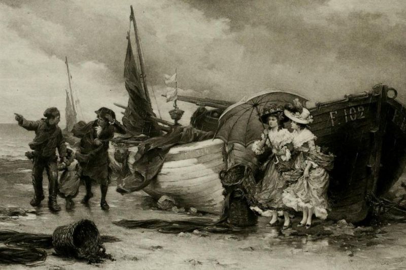 Vom Sturm überrascht