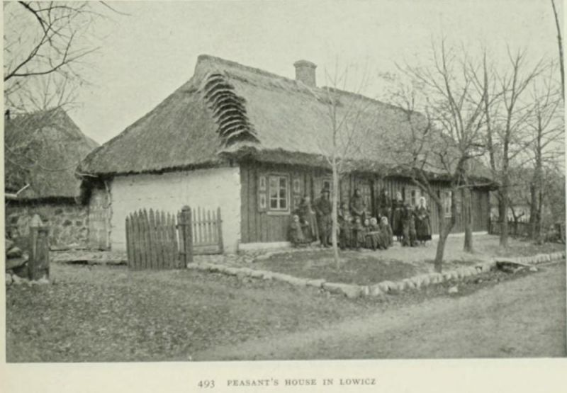Bauernhäuser in Lowicz (Polen)