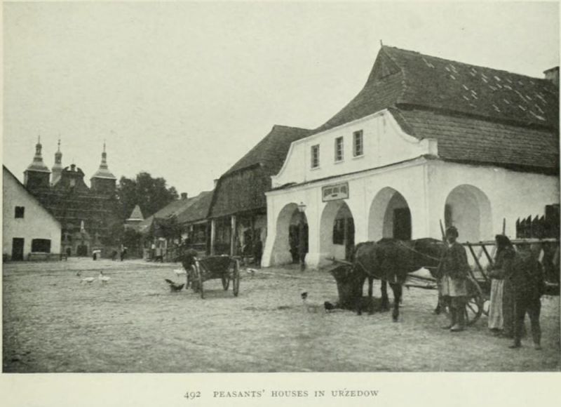 Bauernhäuser in Urzedow (Polen)