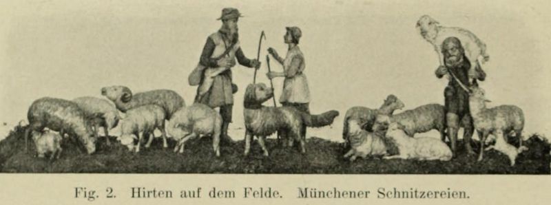 Fig. 2. Hirten auf dem Felde, Münchener Schnitzereien
