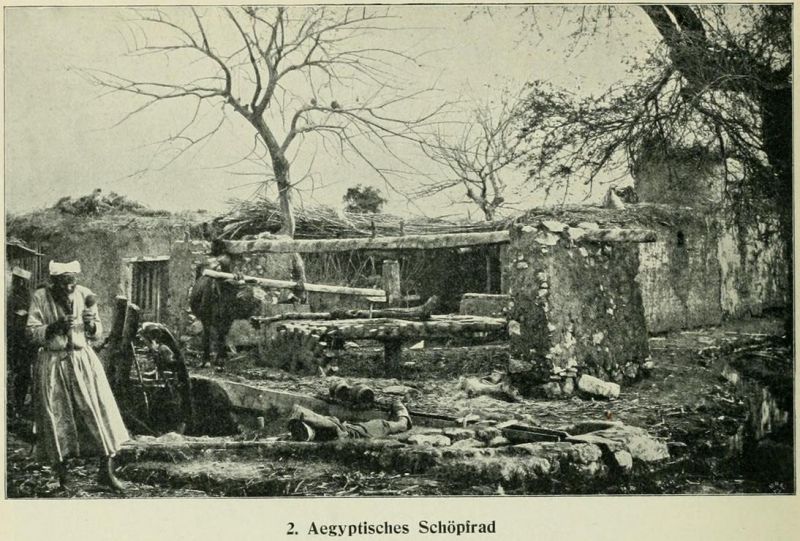002 ägyptisches Schöpfrad