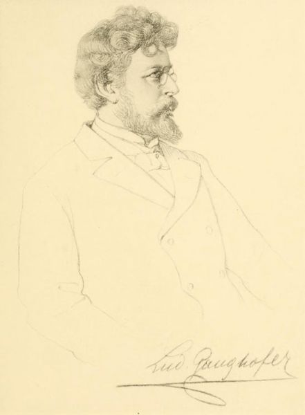 Ganghofer, Ludwig geb. 1855 in Kaufbeuern, 1920 in Tegernsee 