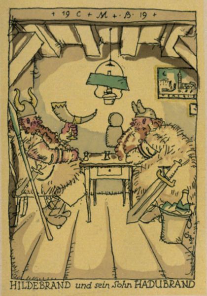 Hildebrand und sein Sohn Hadubrand