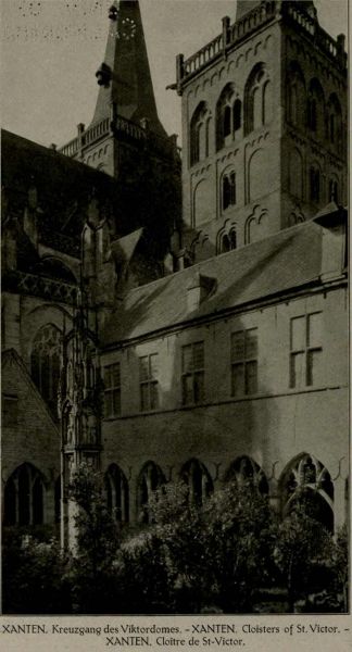 002 Xanten. Kreuzgang des Viktordoms