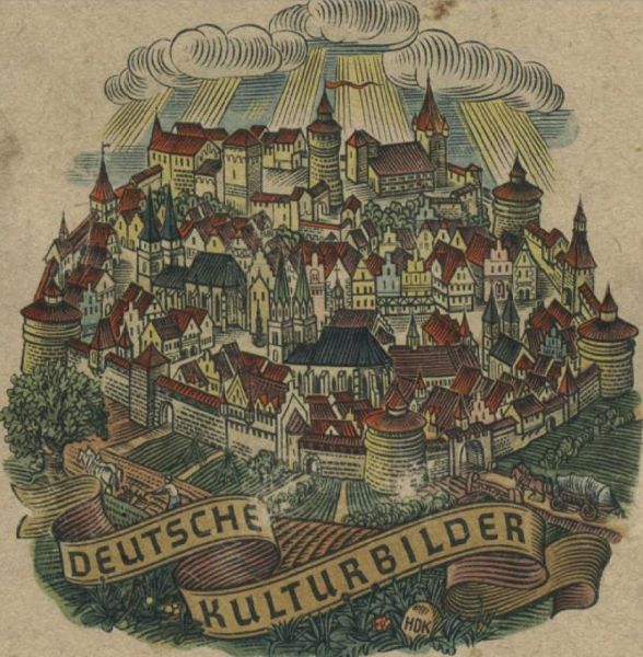 Deutsche Kulturbilder - Stadtansicht