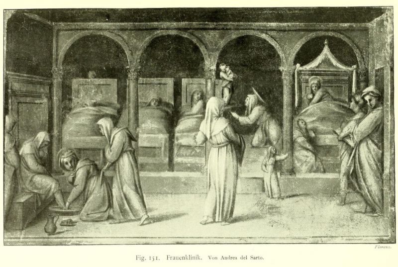 151 Frauenklinik. Von Andrea del Sarto