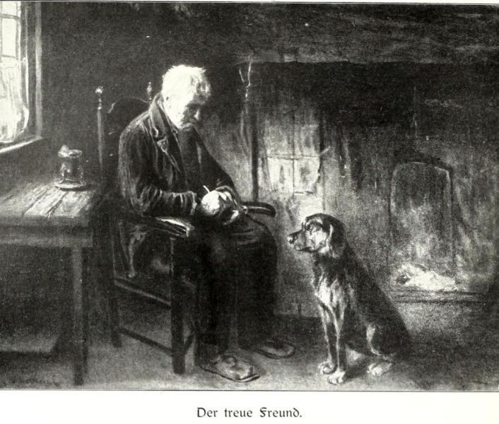 Israels, Josef - Der treue Freund (Ausschnitt)