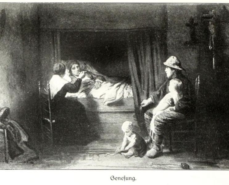 Israels, Josef - Genesung (Ausschnitt)