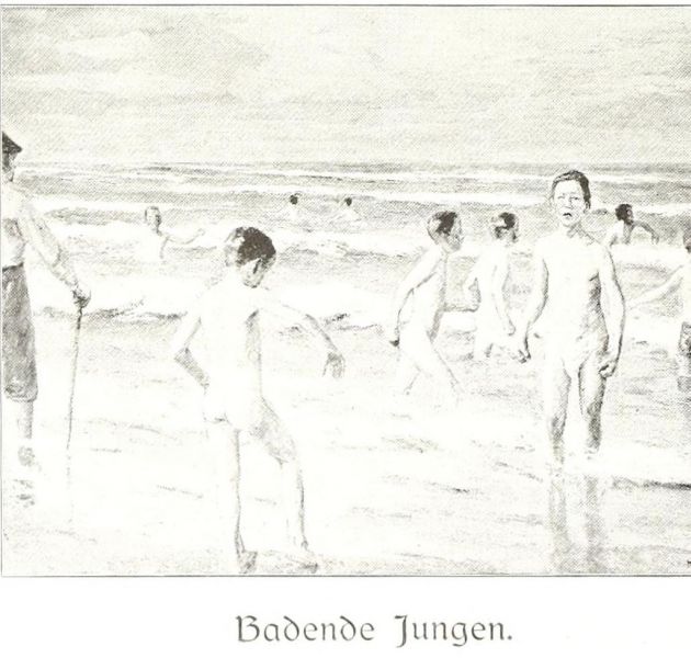 Liebermann, Max - Badende Jungen (Ausschnitt)