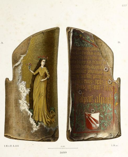 Tafel 433 Reiterschild (Tarsche) 1480
