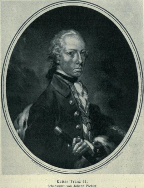 013 Kaiser Franz II. Schabkunst von Johann Pichler