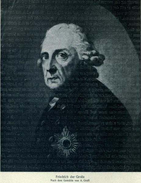 018 Friedrich der Große. Nach dem Gemälde von A. Graff