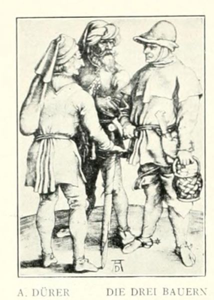 004 Die drei Bauern – Albrecht Dürer