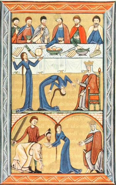 3. Tanz der Salome. Cod. Lat. 835. München. 