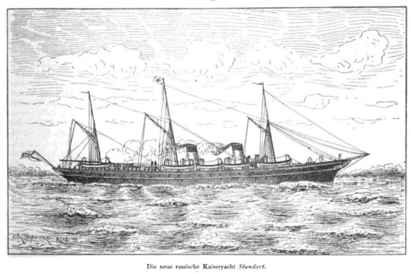 Die neue russische Kaiseryacht Standart