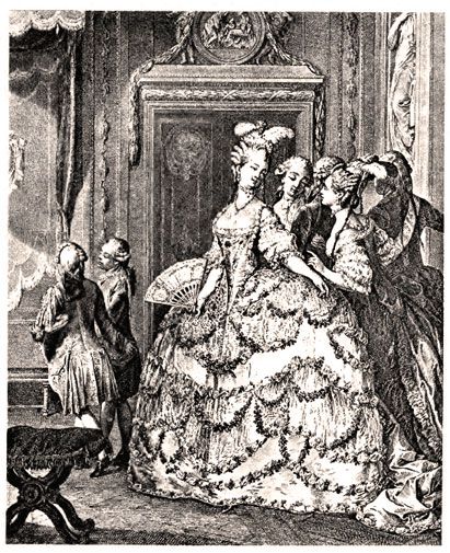 16 Moreau, La Dame du Palais de la Reine.