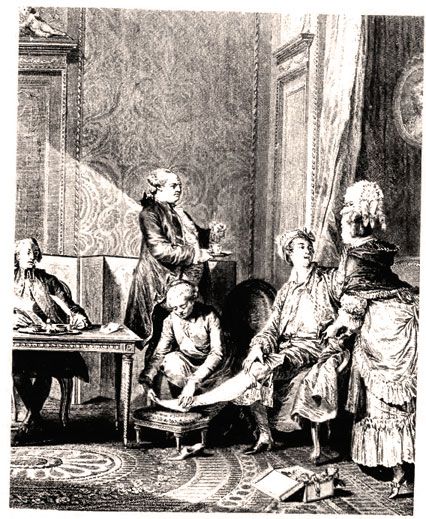 25 Moreau, Le Lever du petit maitre.