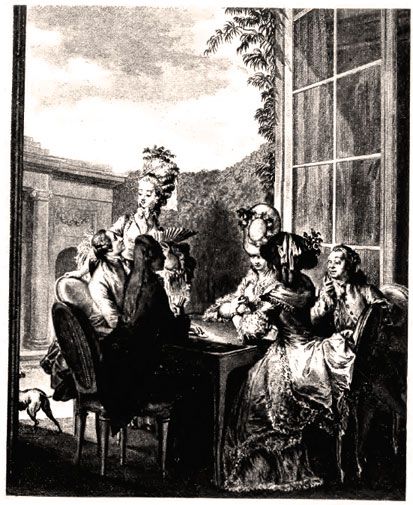 35 Moreau, La partie de whist.