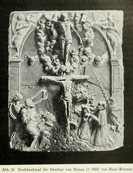 Abb. 24 Grabdenkmal für Günther von Bünau (†1562) von Hans Kramer