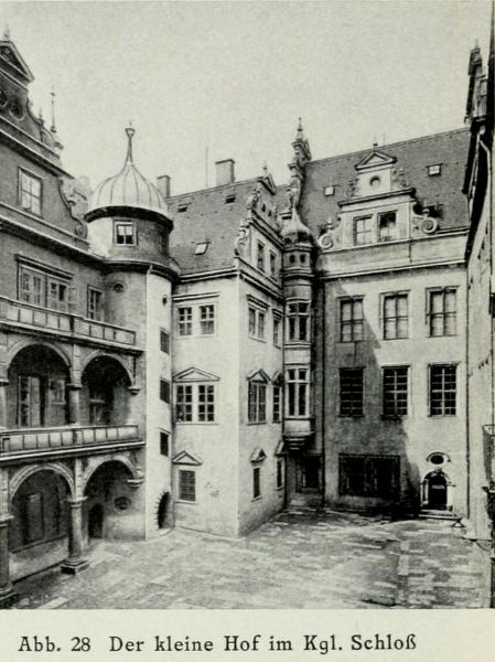 Abb. 28 Der kleine Hof im kgl. Schloß